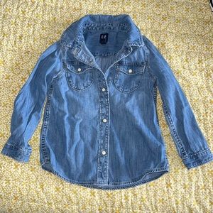 Toddler Girl Denim Shirt